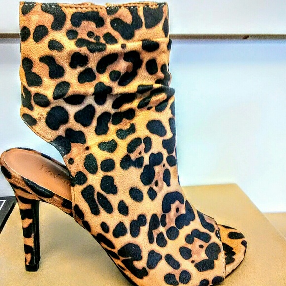 Leopard Ankle Bootys - Picture 5 of 8